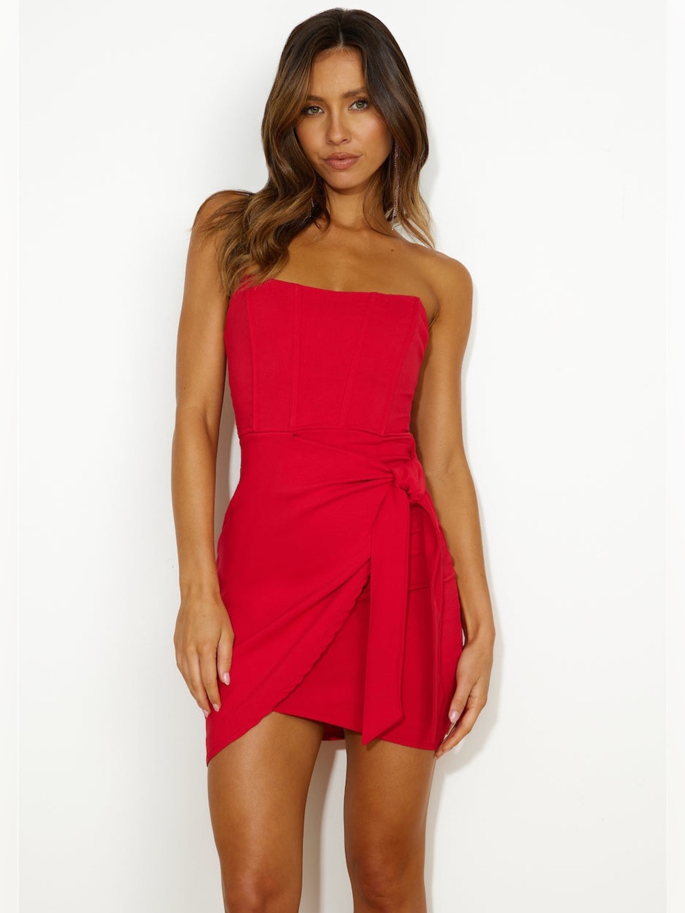 Hello Molly Hot Vibes Mini Dress Red Size US 4